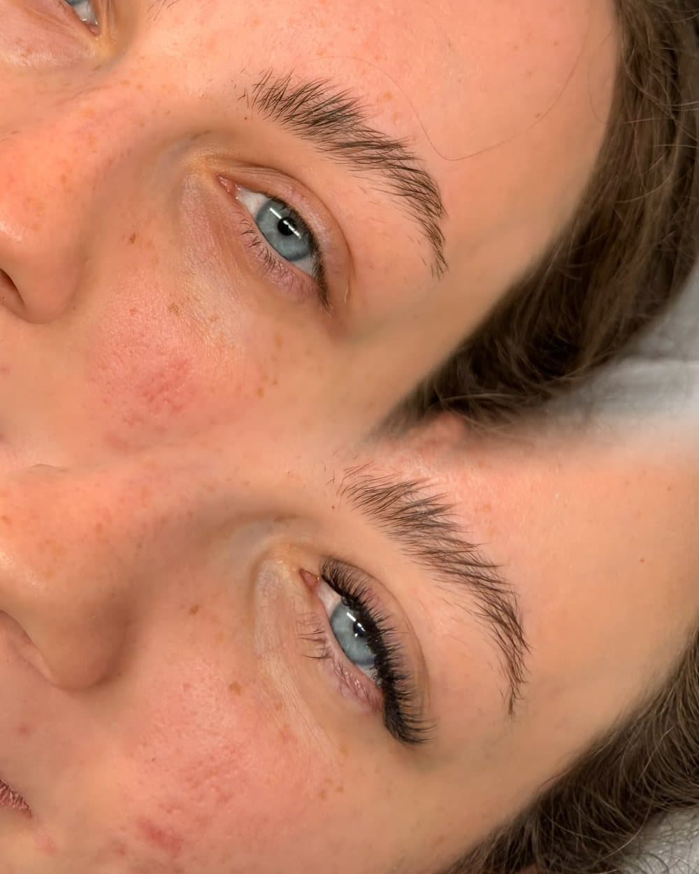 Lash extensions — natural look